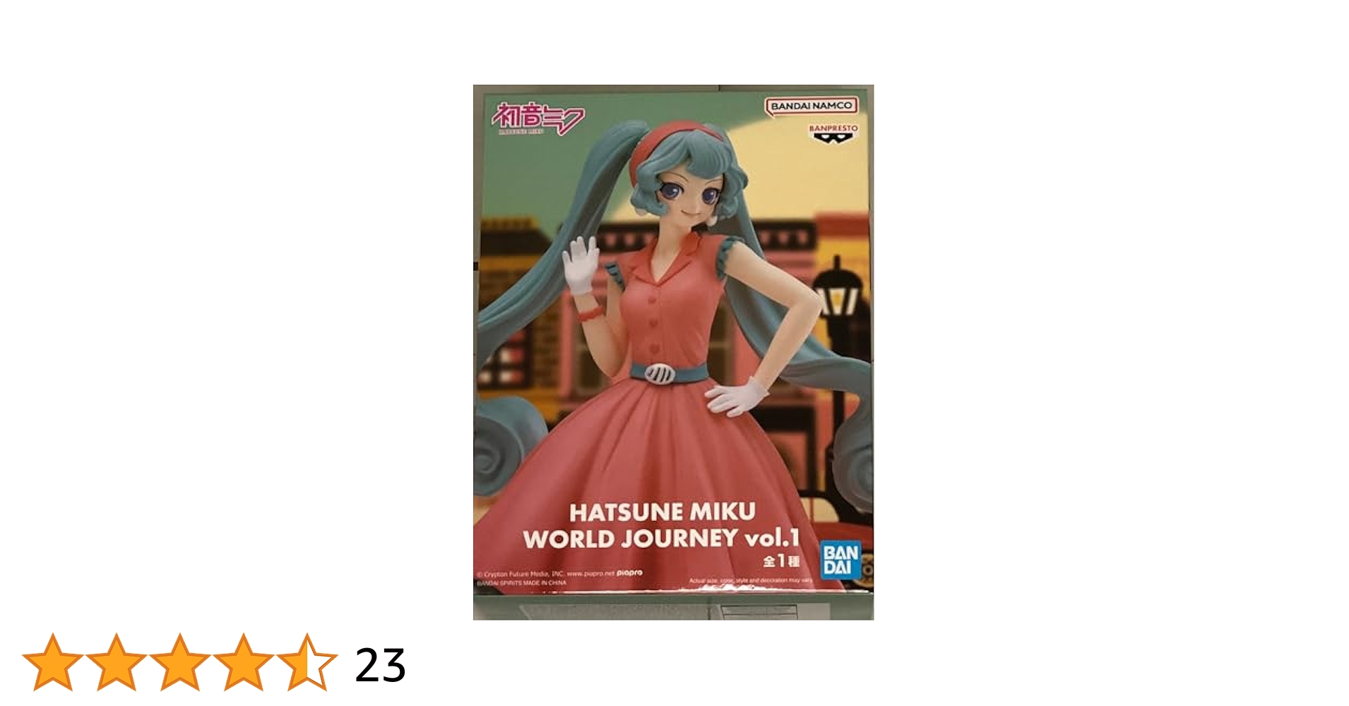 【新品】初音ミク✧WORLD JOURNEY / Country 4種セット Amazon.co.jp: バンプレスト HATSUNE MIKU WORLD JOURNEY vol.1